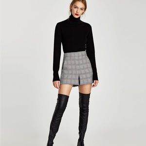 Zara Woman Plaid Shorts. Excellent condition.